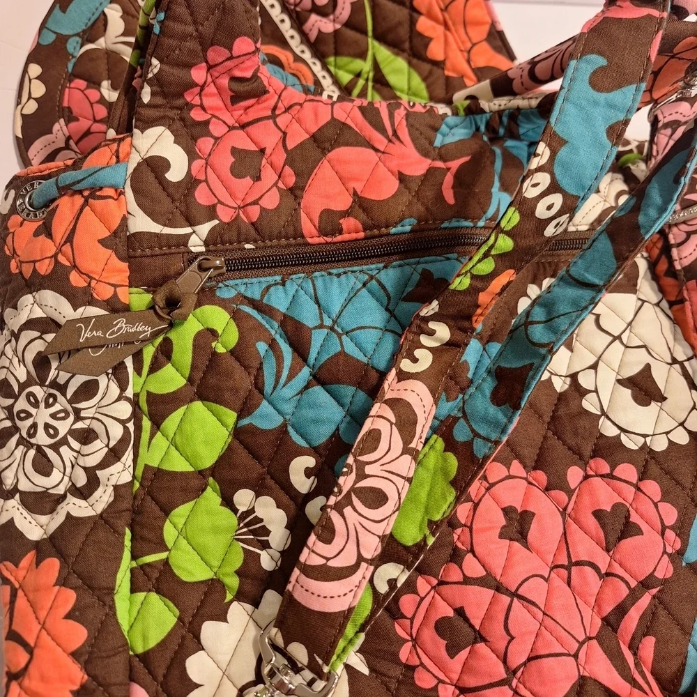 Vera Bradley Convertible Backpack/ Satchel Handbag - Picture 3 of 6